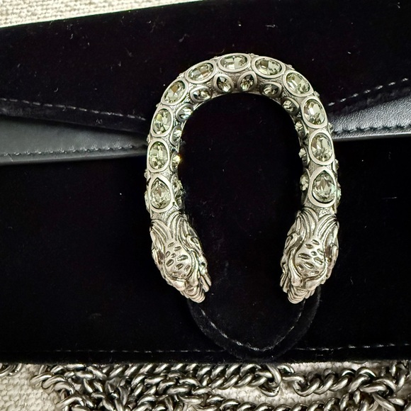 Authentic Gucci Dionysus Mini bag black velour - Picture 5 of 15